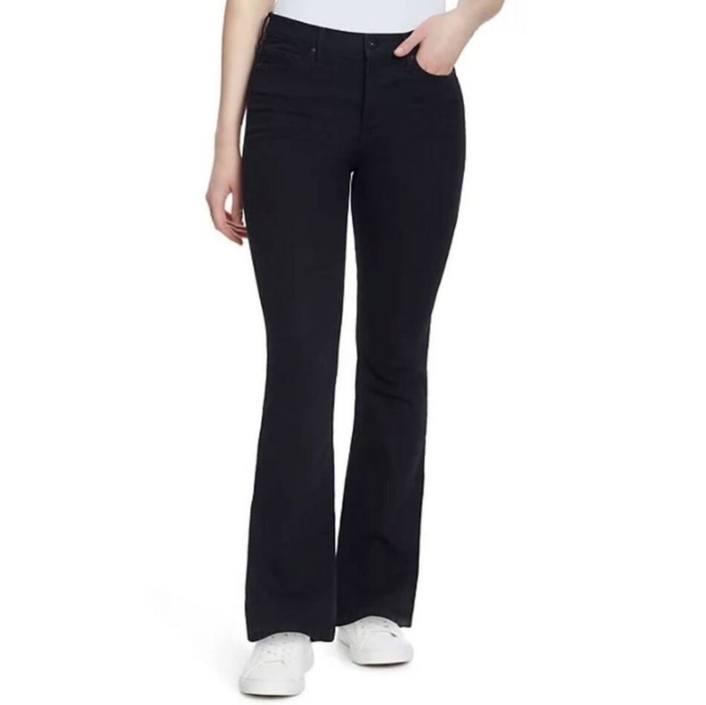NWT Jessica Simpson Boot Cute Slight Flare Mid-Rise Black Jeans